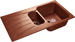 Granfest Мойка кухонная Standart GF-S940KL Красный Марс – фотография-1